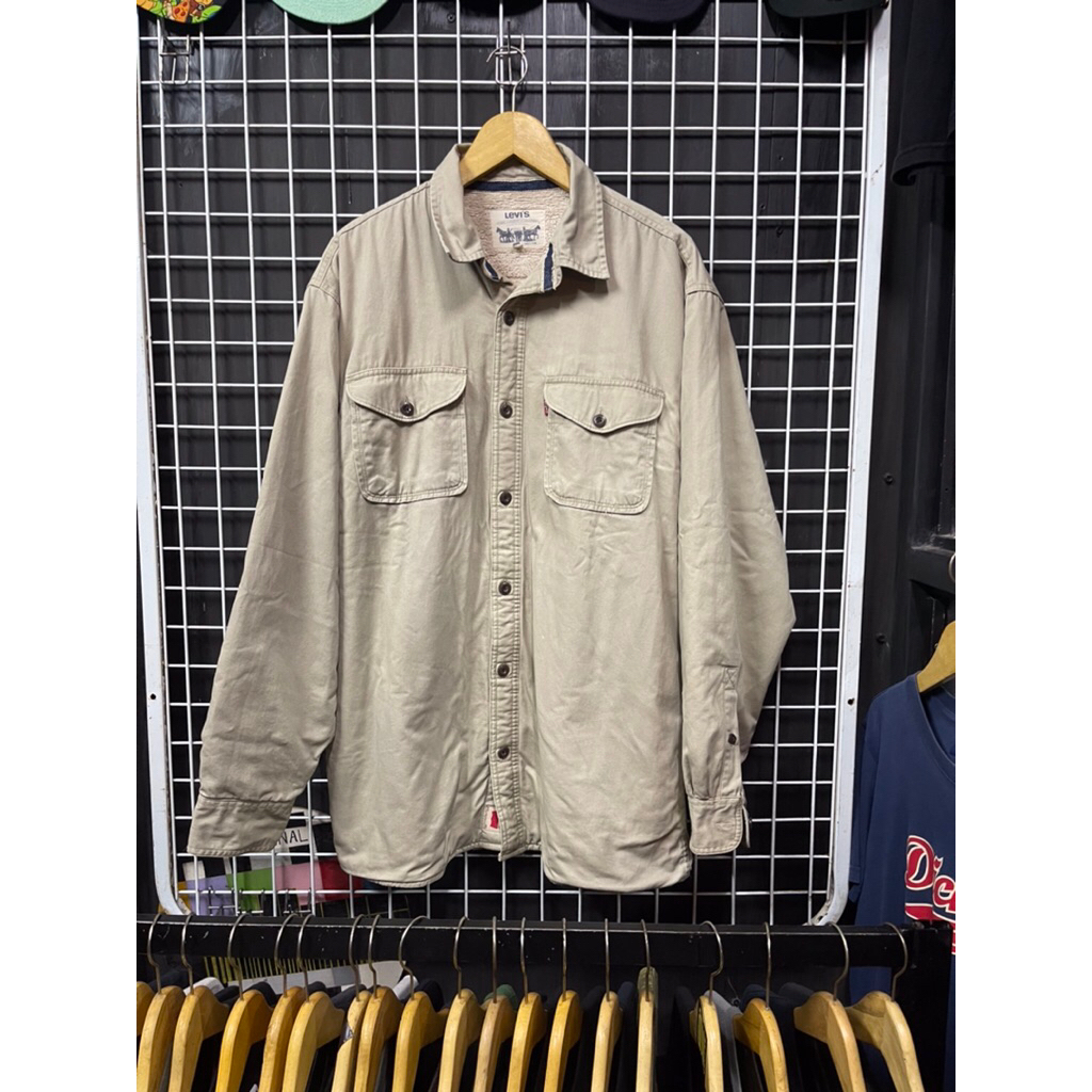 Kemeja jacket Levis Selvedge Lined Sherpa