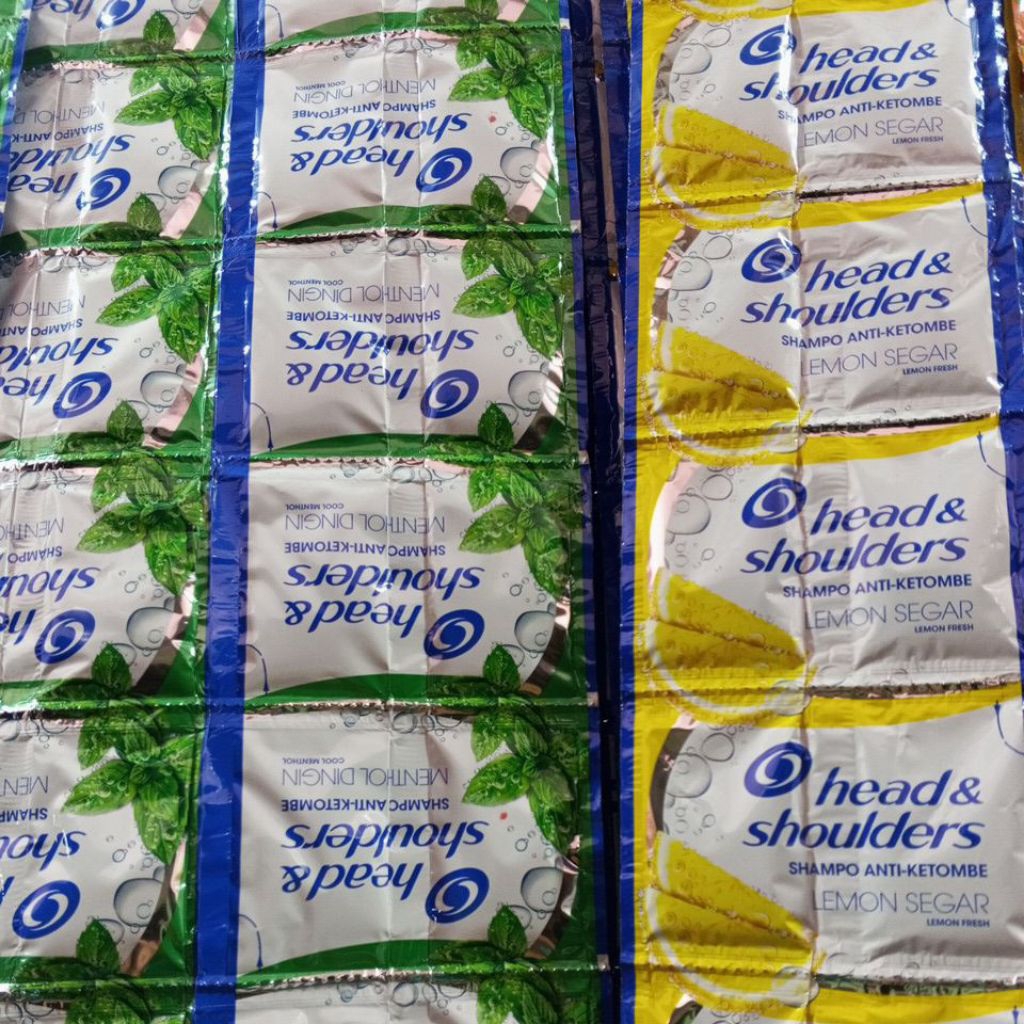 head and shoulder sampo renteng