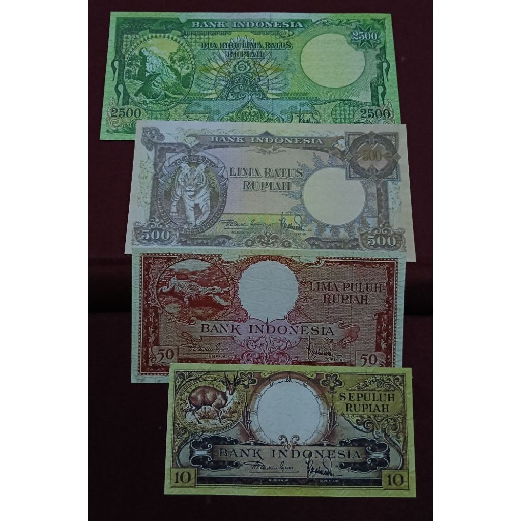 Uang Lawas Indonesia Repro Seri Hewan Tahun 1957
