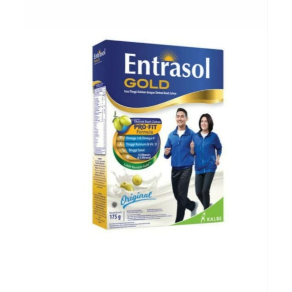 Entrasol Gold Susu Berkalsium Tinggi Original 175 gr