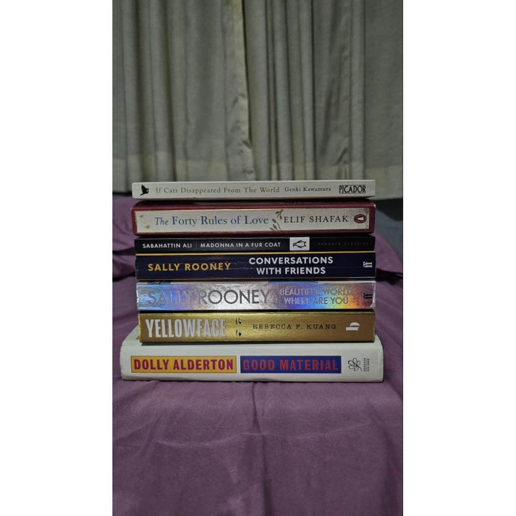 Preloved Dolly Alderton Sally Rooney Elif Shafak