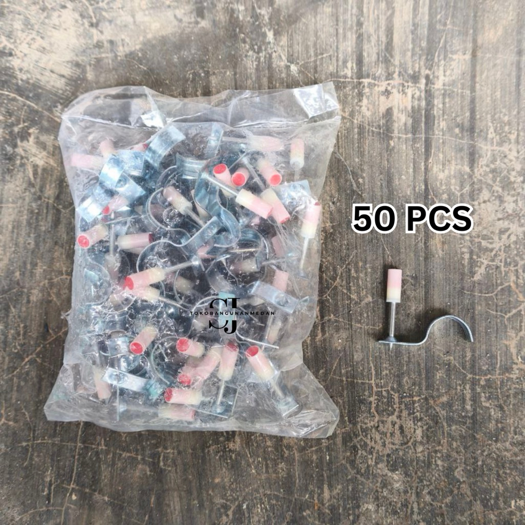 Paku Ramset Mini RING isi 50 pcs Martello Peluru Gun