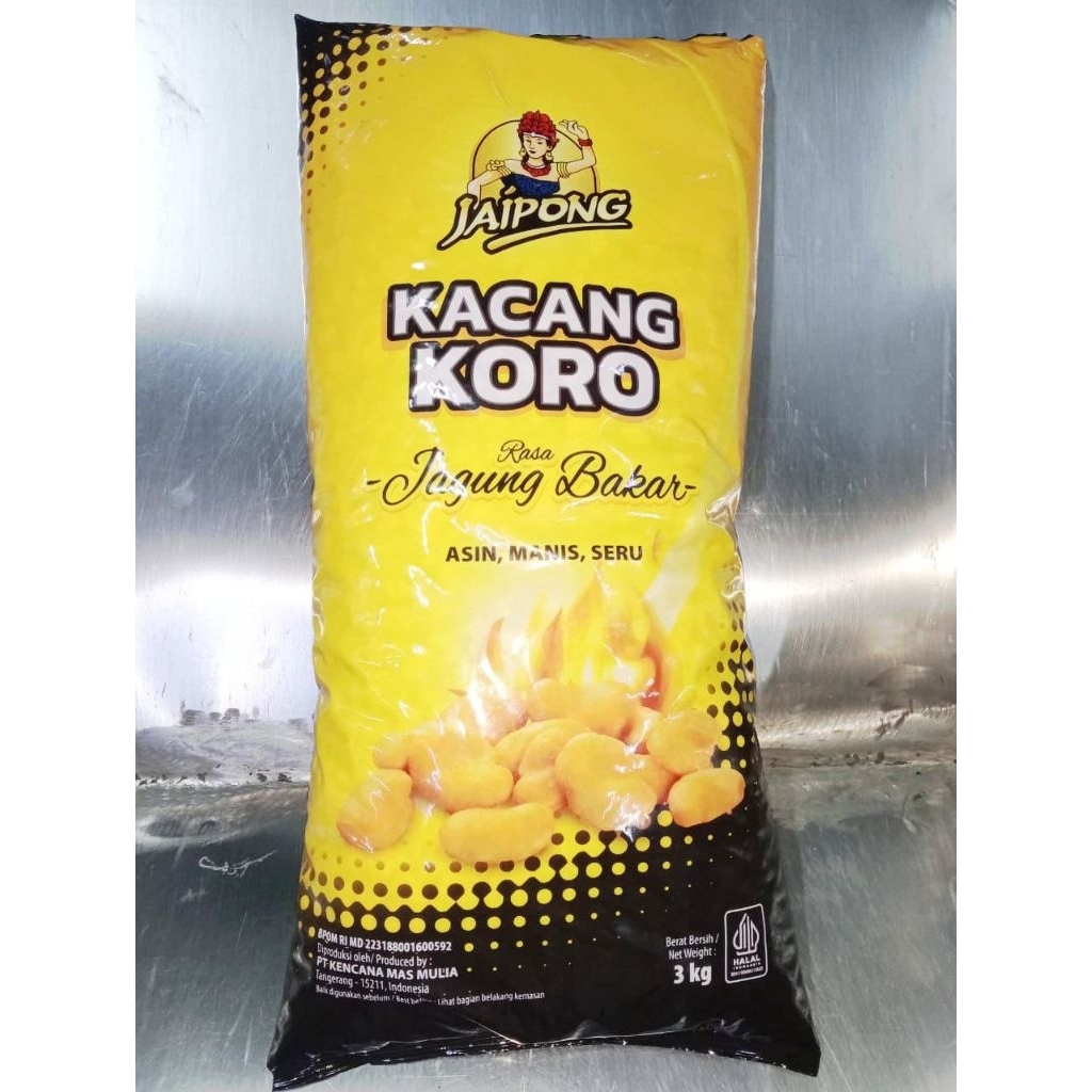 Jaipong kacang KORO kupas jagung bakar 500gr