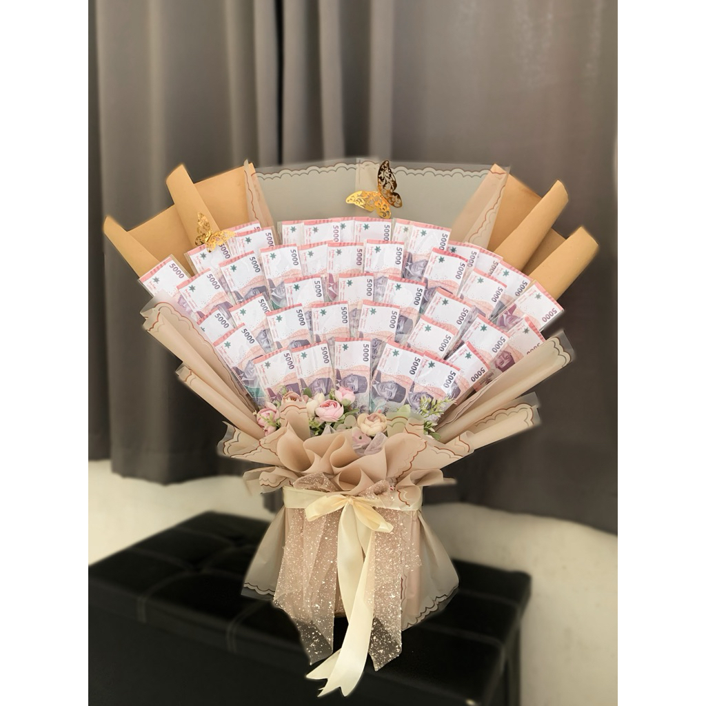 Buket uang jumbo 40 lembar / Big Money Bouquet