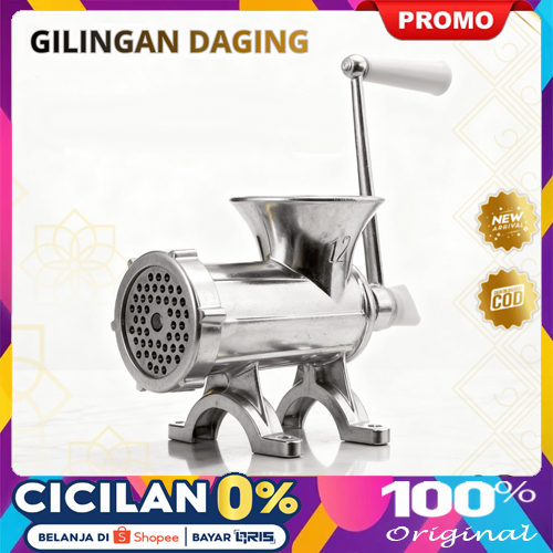 COD Gilingan Daging Manual Stainless Original Meat Mincer Manual Gilingan Daging Serbaguna Murah