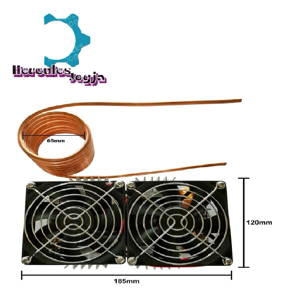 ZVS 2000W 50A PEMANAS INDUKSI DC 12V - 48V INDUCTION HEATER