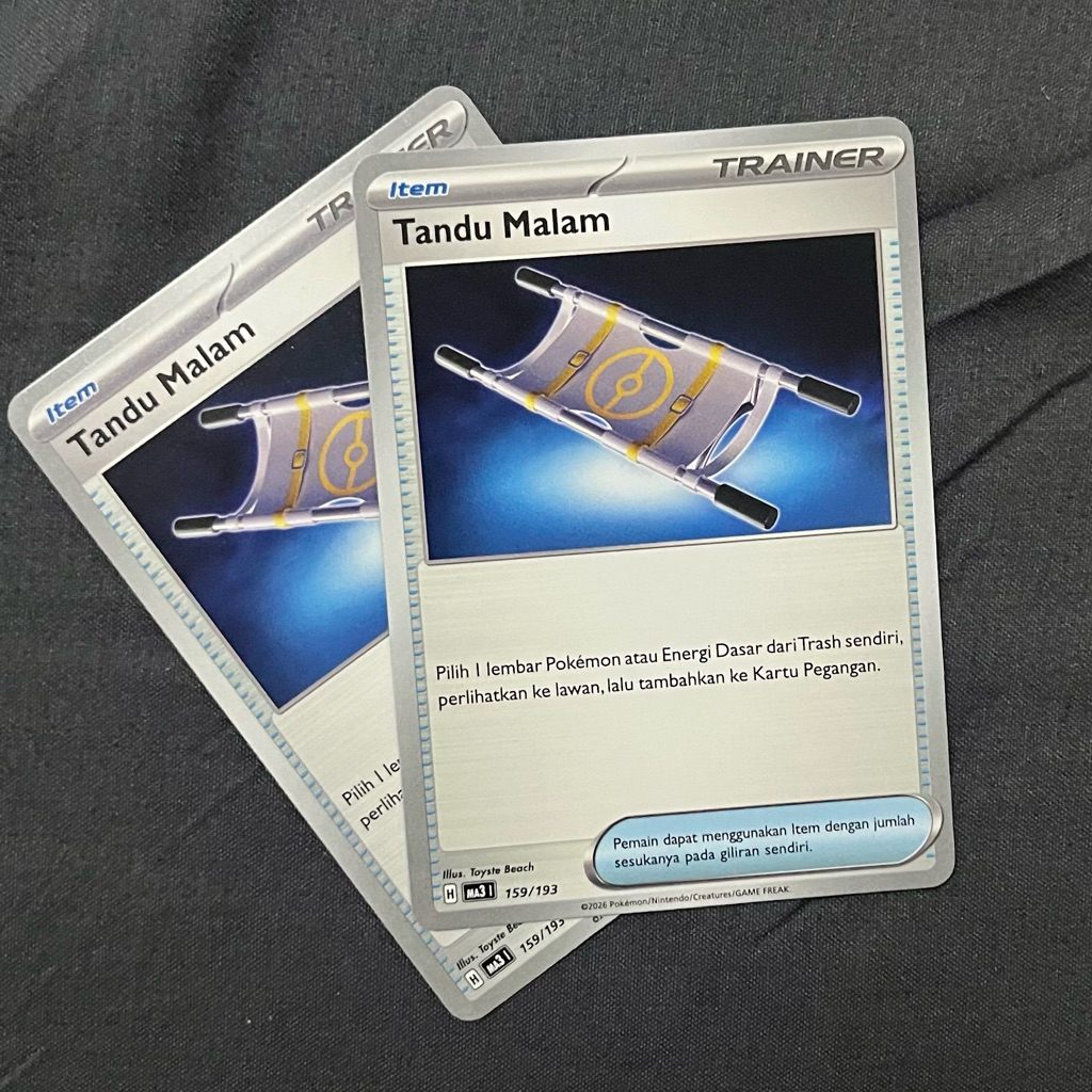Tandu Malam Trainer Item Mega Impian EX - Kartu Pokemon TCG Indonesia