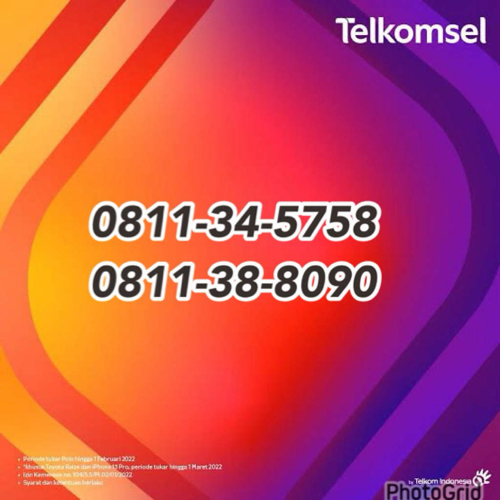 KARTU HALO 10 DIGIT TELKOMSEL free 35gb