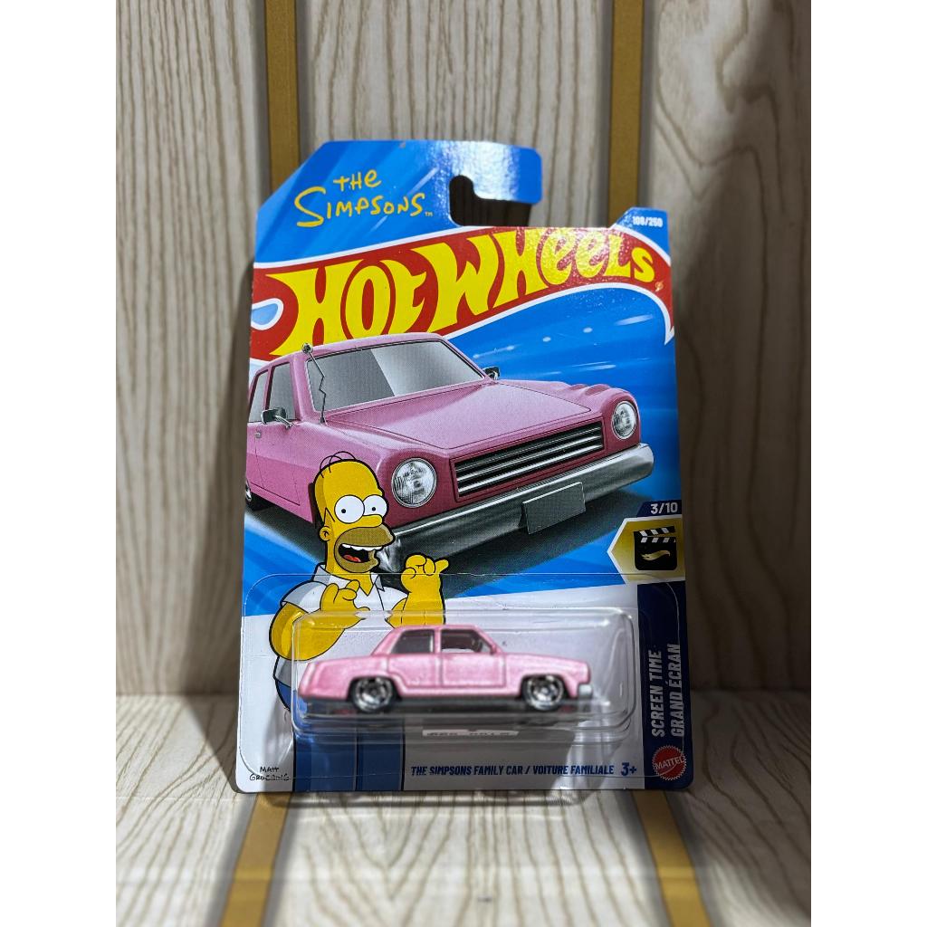 HOT WHEELS THE SIMPSONS FAMILY CAR PINK
