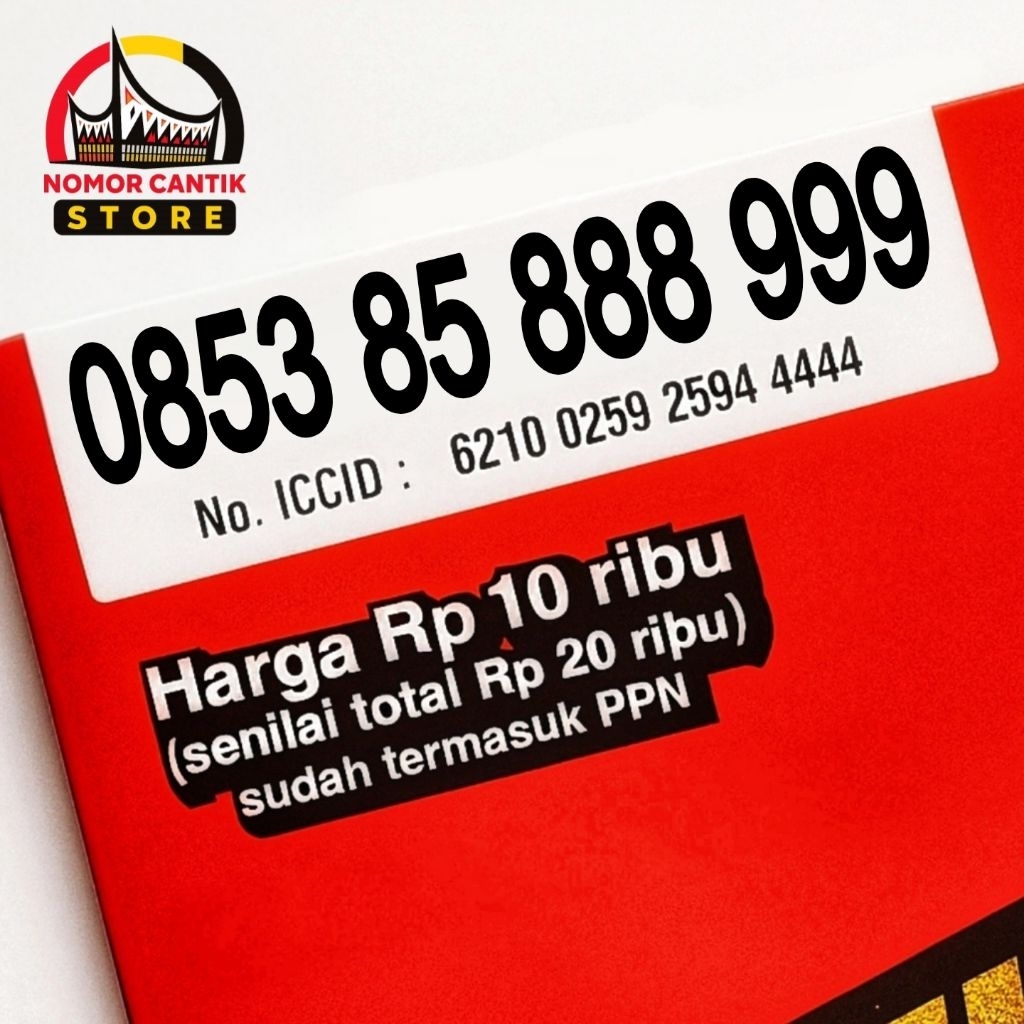 Nomor Cantik Telkomsel 12 Digit Kartu As Double Triple 8 888 999