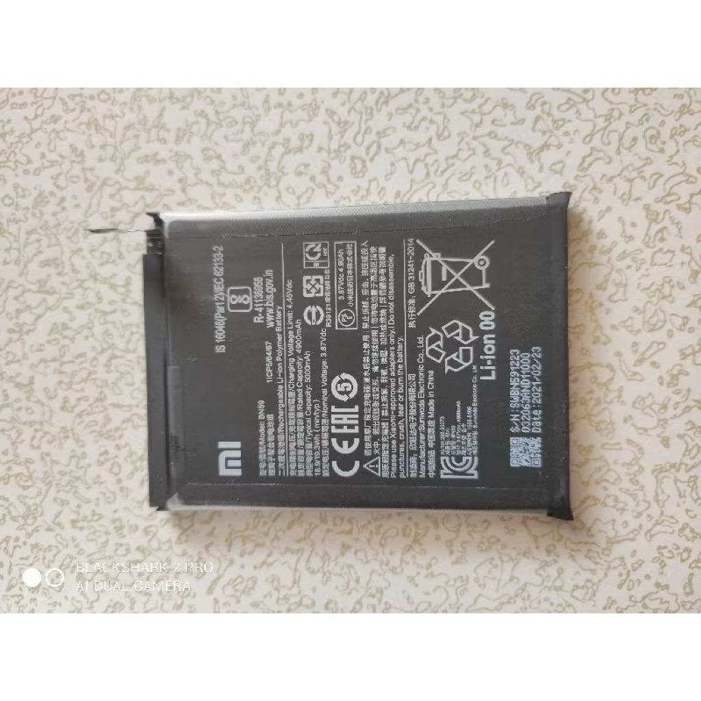 baterai redmi note 10/10s original copotan