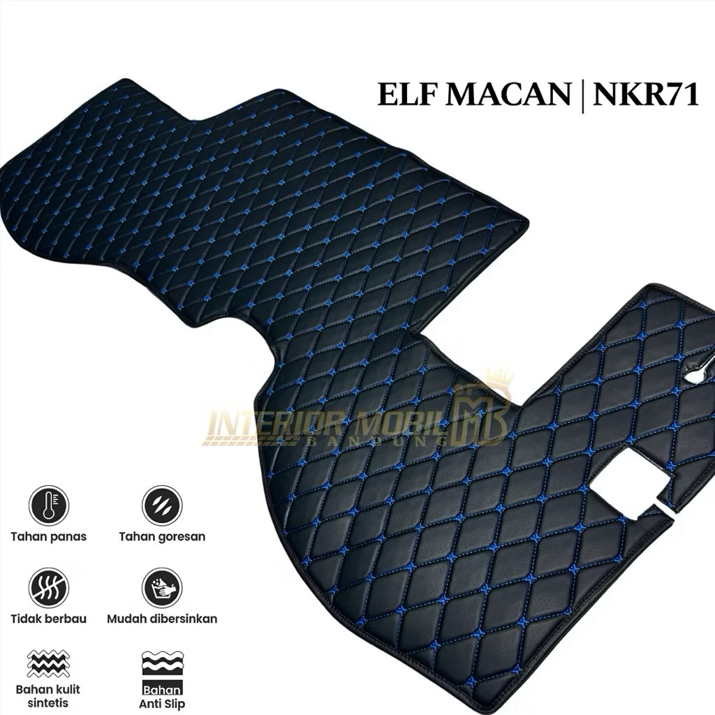 Karpet lantai ISUZU Elf macan NkR71 motif diamond wajik premium Quality mudah dibersihkan