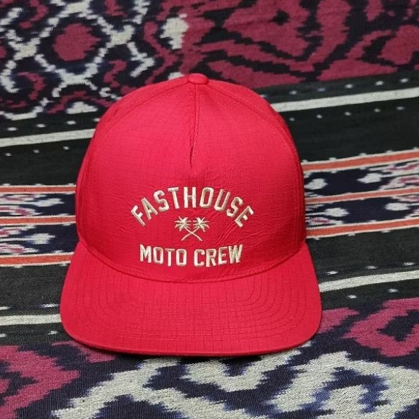 Topi FastHouse MotoCrew Snapback Hat Rare