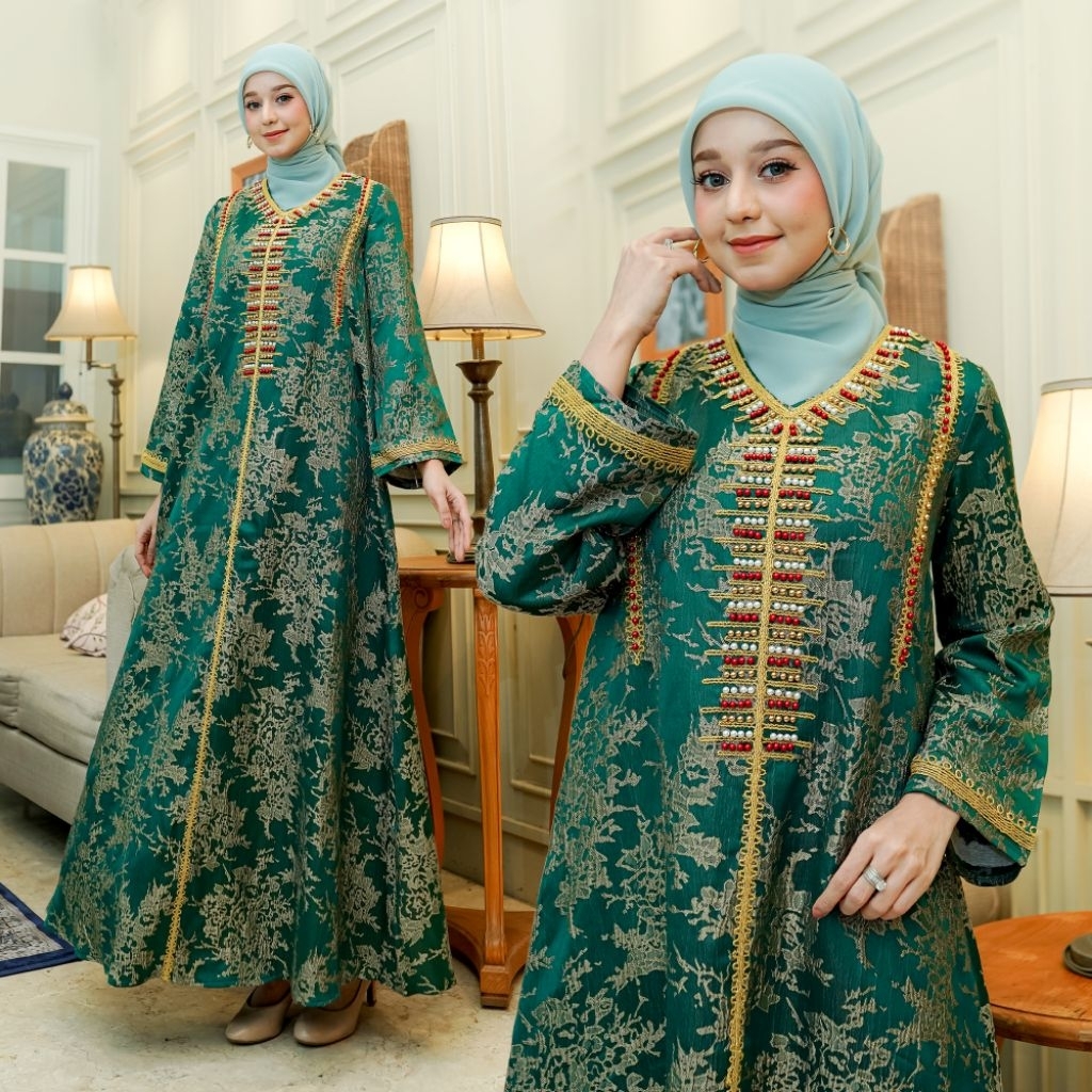 " Dubai Luxury " _ Abaya Modern Dubai Style Dari Omar Trading –( Ready Stock)