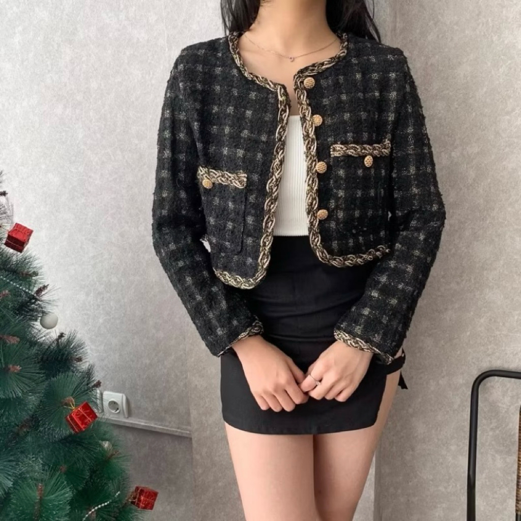 PRELOVED NUOIR Charlotte Blazer l Crop Blazer