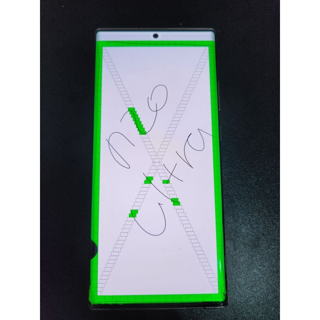 lcd samsung note 20 ultra original copotan minus