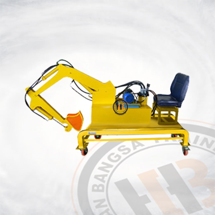 Model Hidrolik Aplikasi Excavator Roda