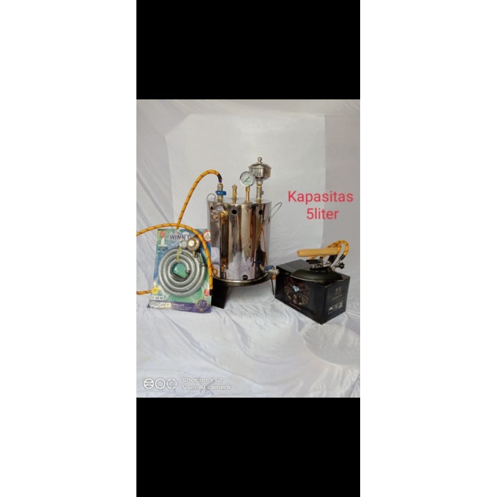 Setrika Uap Boiler Kapasitas 5 liter