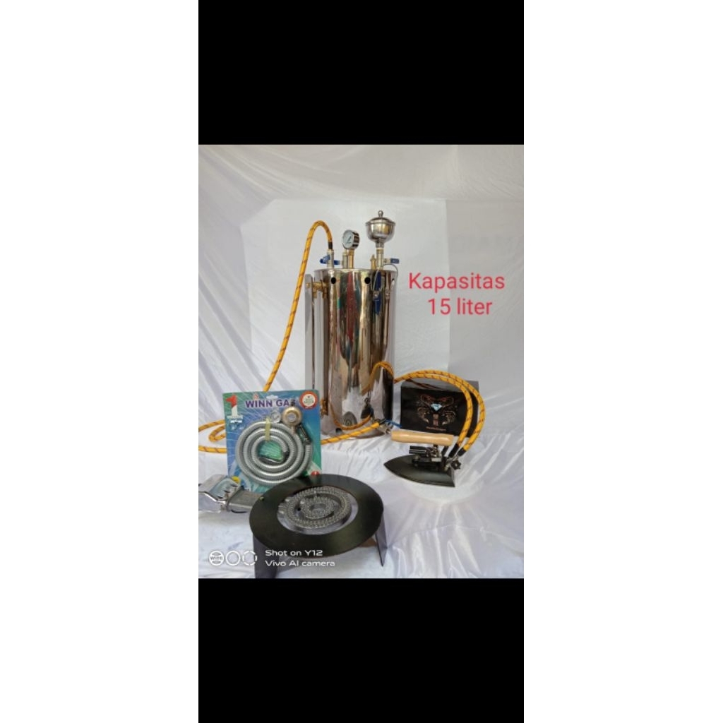 Setrika Uap Boiler Kapasitas 15 liter