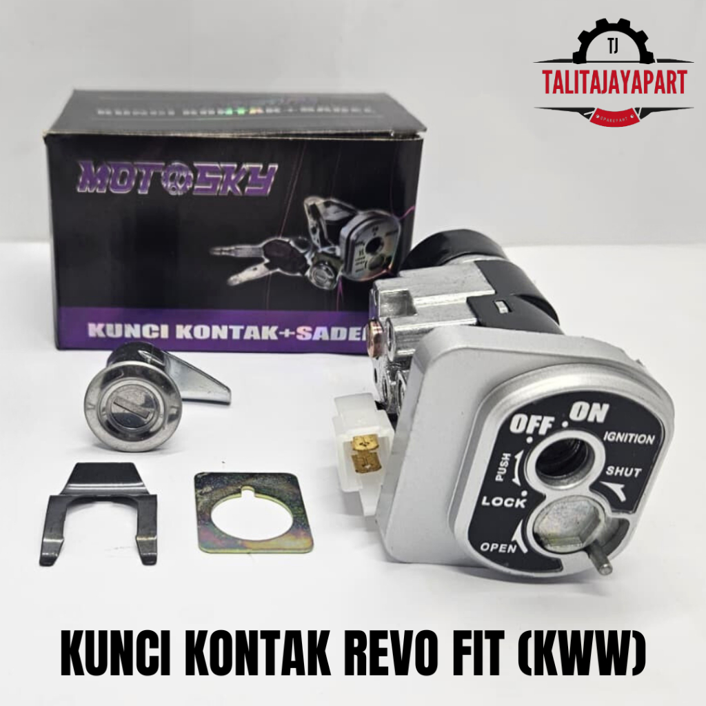 Kunci Kontak Assy Revo Fit KWW - Kunci Kontak Set Revo Fit Motosky
