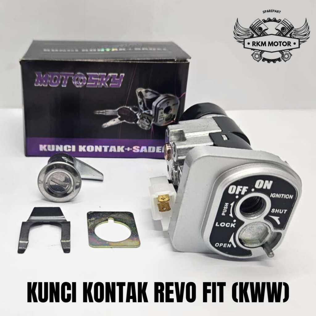 Kunci Kontak Assy Revo Fit KWW - Kunci Kontak Set Revo Fit Motosky