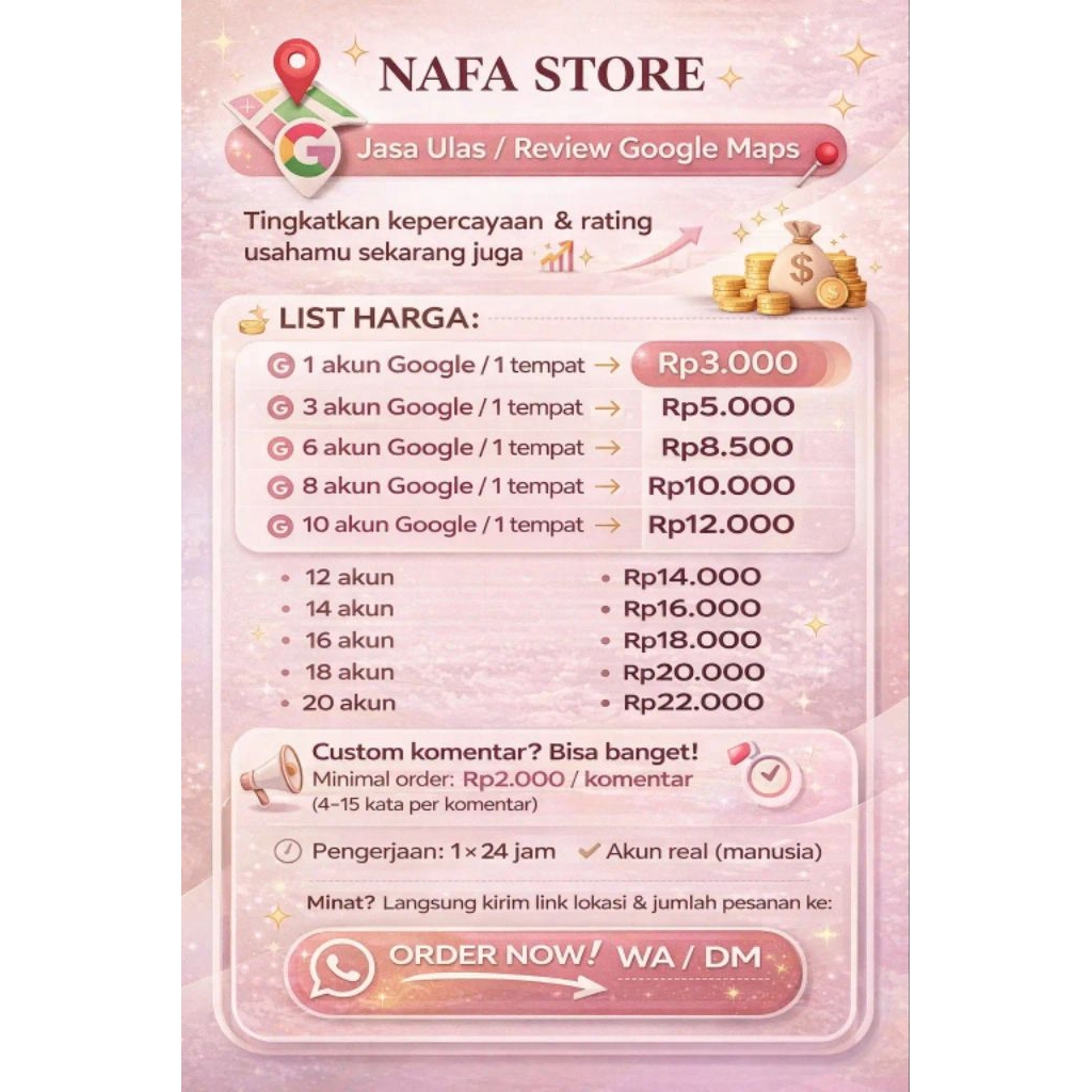 Jasa ulas maps [ deskripsi ] bonus beli banyak