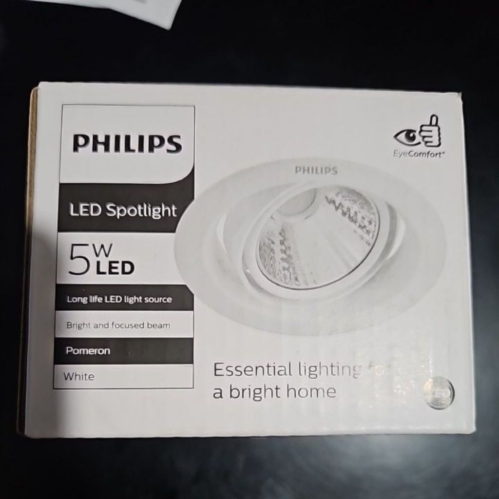 Lampu Downlight Tanam Philips Pameron 5Watt 2700k/4000k