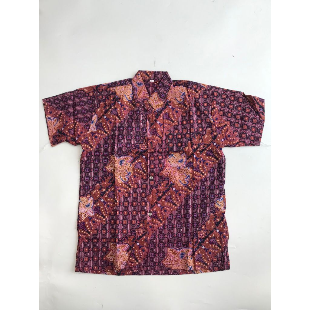 Mawar BatikUngu Kemeja Anak