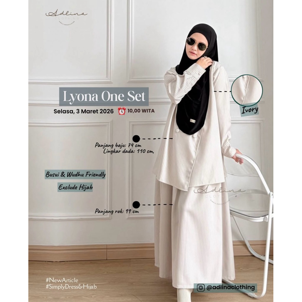 Lyona set by : Adlina Clothing