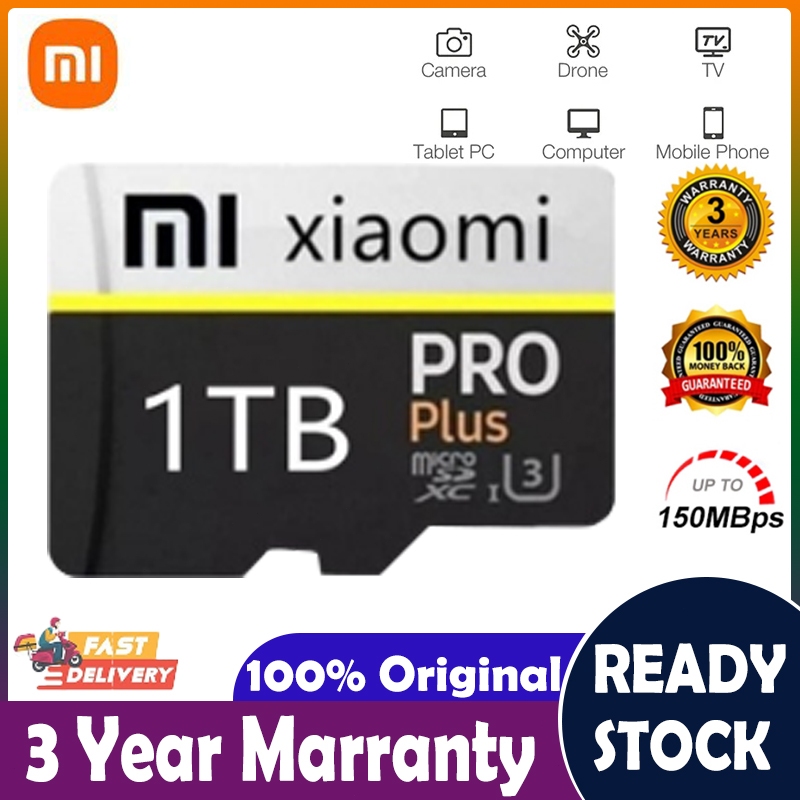XiaoMi Micro SD Card 2TB/1TB/512GB/256GB/128GB Memory Card Hp Kartu Memori Performasi Tinggi High-Sp
