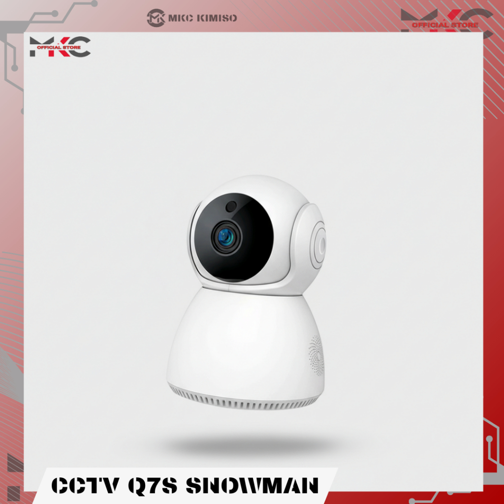 MKC - Q7S CCTV Smart V380 Pro Camera HD 1080P Wireless Snowman Night Vision MKC KIMISO
