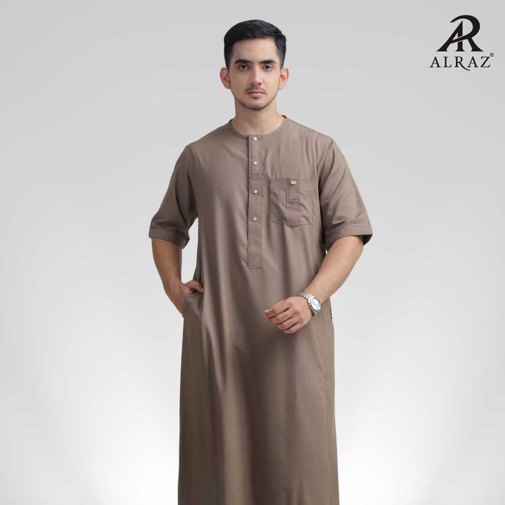 ALRAZ Thobe Fancy Lengan Pendek Nizar 6094