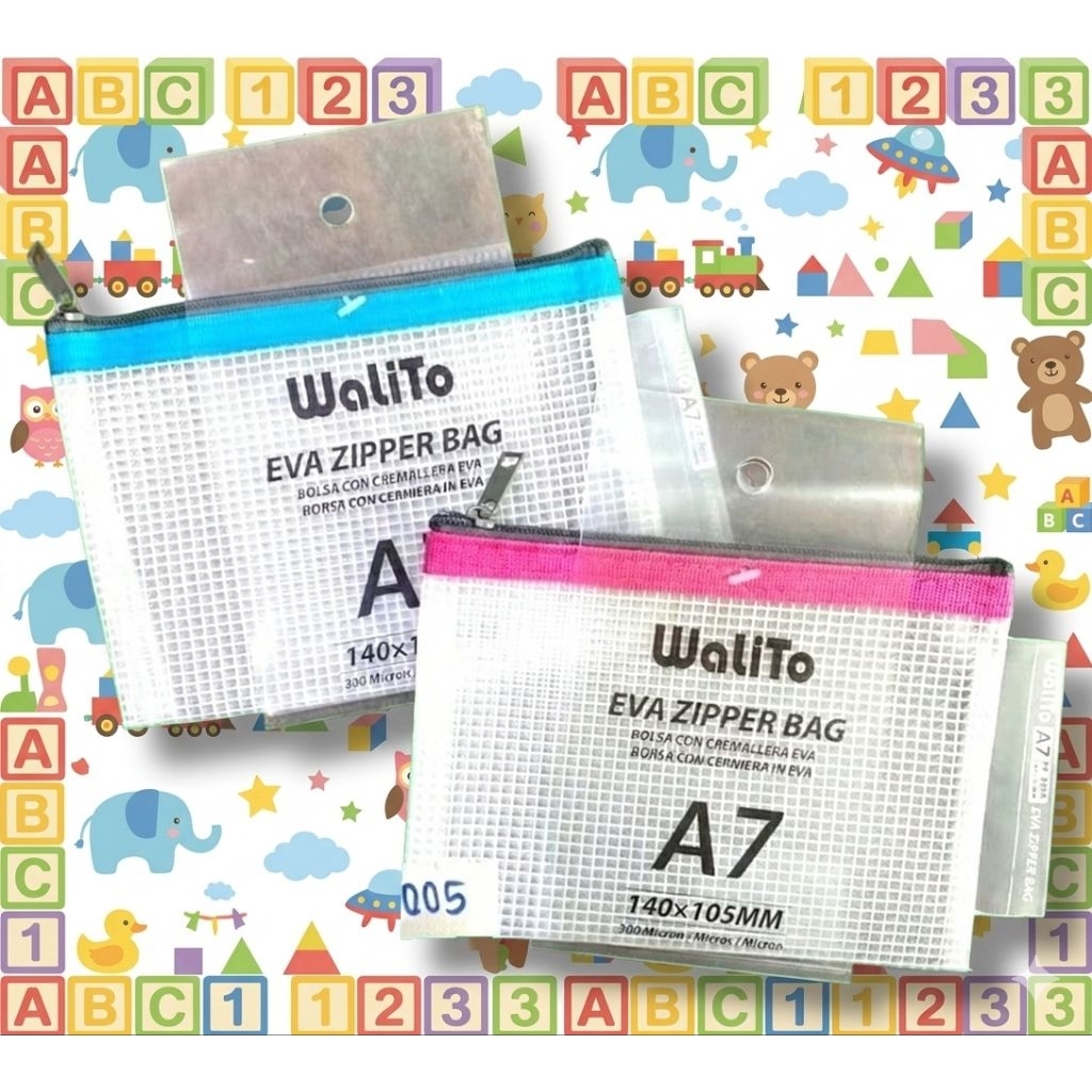 ZIPPER BAG JARING A7 WALITO PF-3005/140X105MM