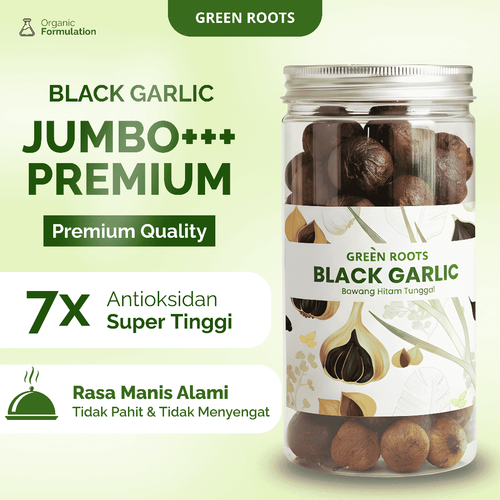 Black Garlic Bawang Tunggal SUPER Premium 440gr