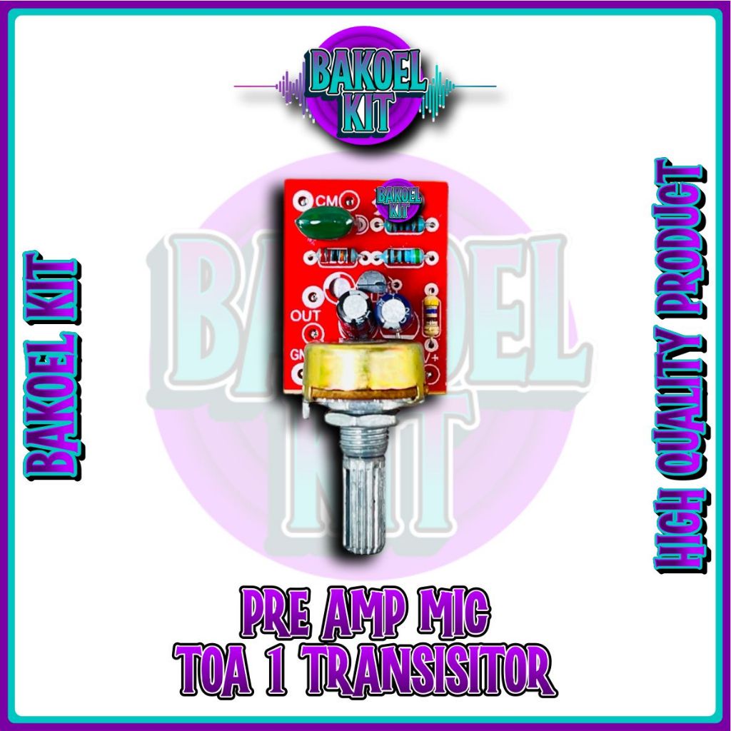 Pre Amp Mic Toa 1 Potensio ups