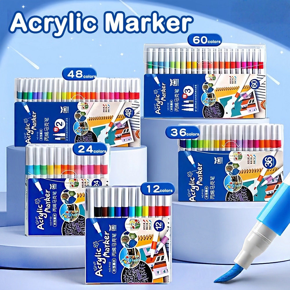 96 colors Acrylic Marker Pen Set Colored Pen color pen Coloring set Touch Markers Highlighter pen