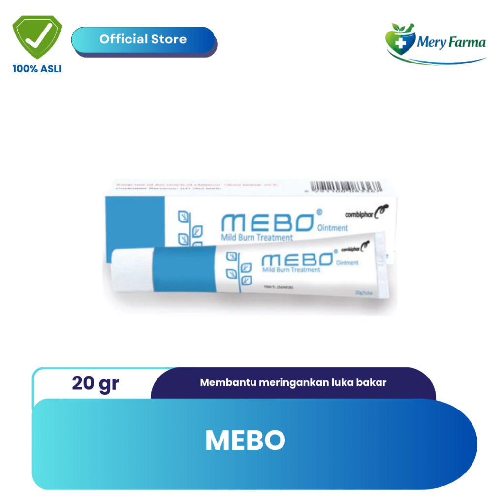 MEBO Ointment untuk Mengobati Luka Bakar (20 Gram) / Mebo Salep Luka Bakar
