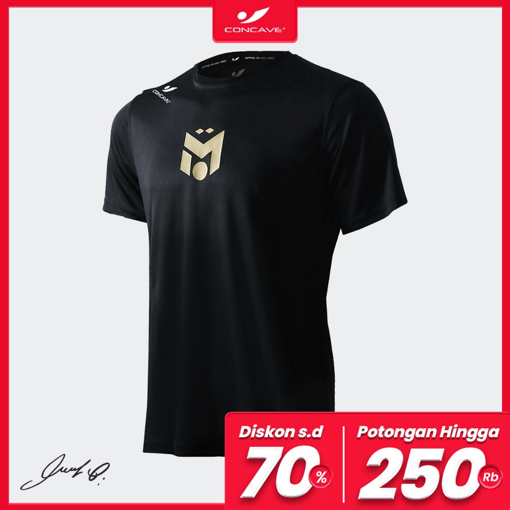 M10 Ozil Performance Jersey - Black - Baju Jersey Sepak Bola Futsal Hitam Pria Dewasa