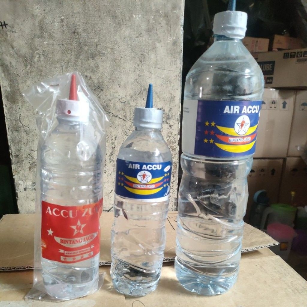 Air accu biasa dan Sir untuk perawatan aki