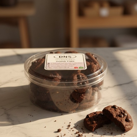 Kue Kering Good Time Cokelat PREMIUM / Kue Lebaran Murah Toples Tabung