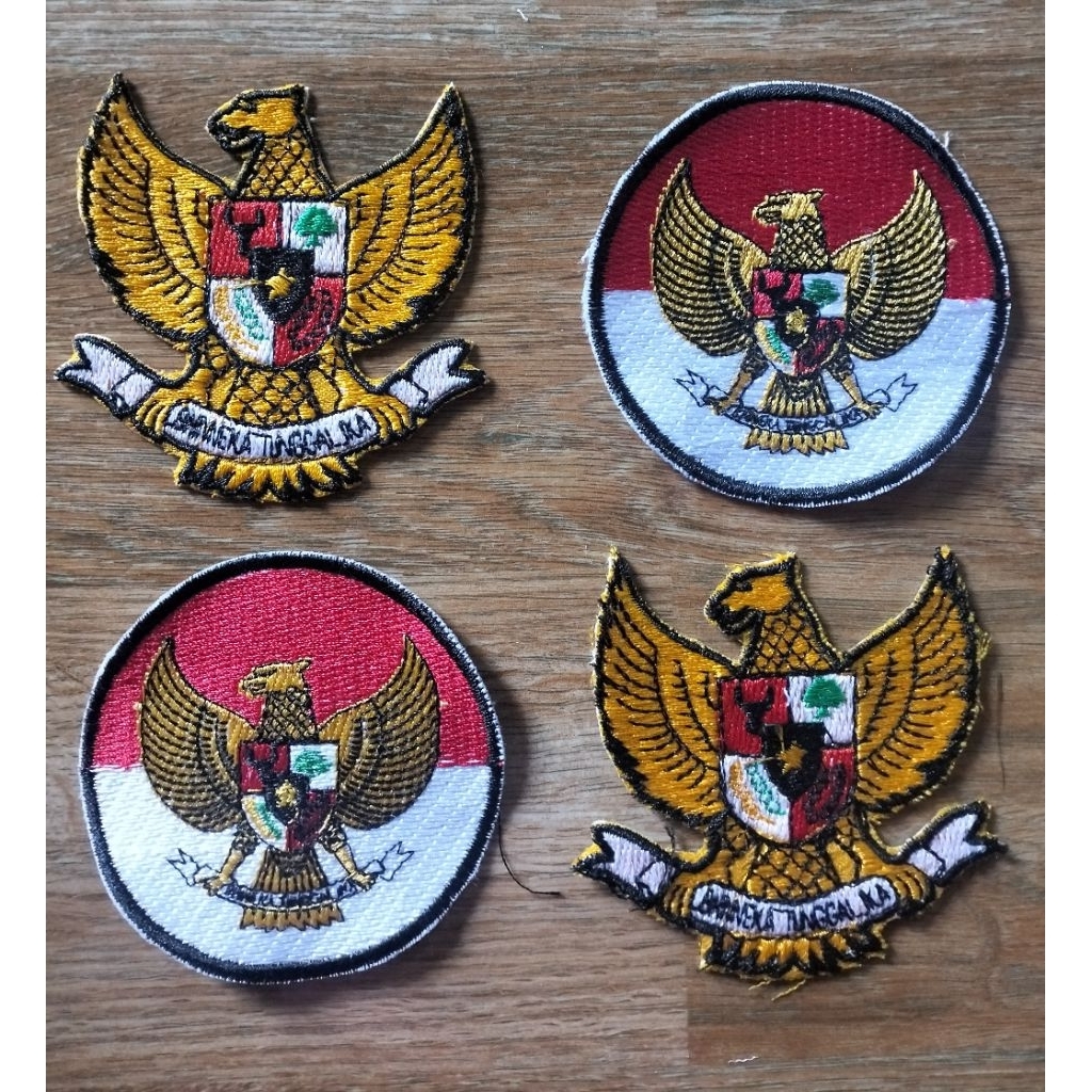BET,BADGE BORDIR LAMBANG GARUDA INDONESIA