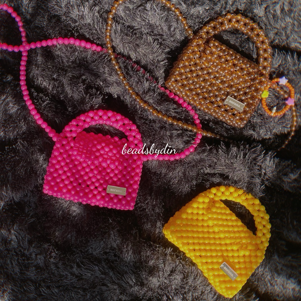 Nasya Beads bag mini | Tas manik-manik | Tas manik mutiara | Beads bag | Beaded bag | Tas anak