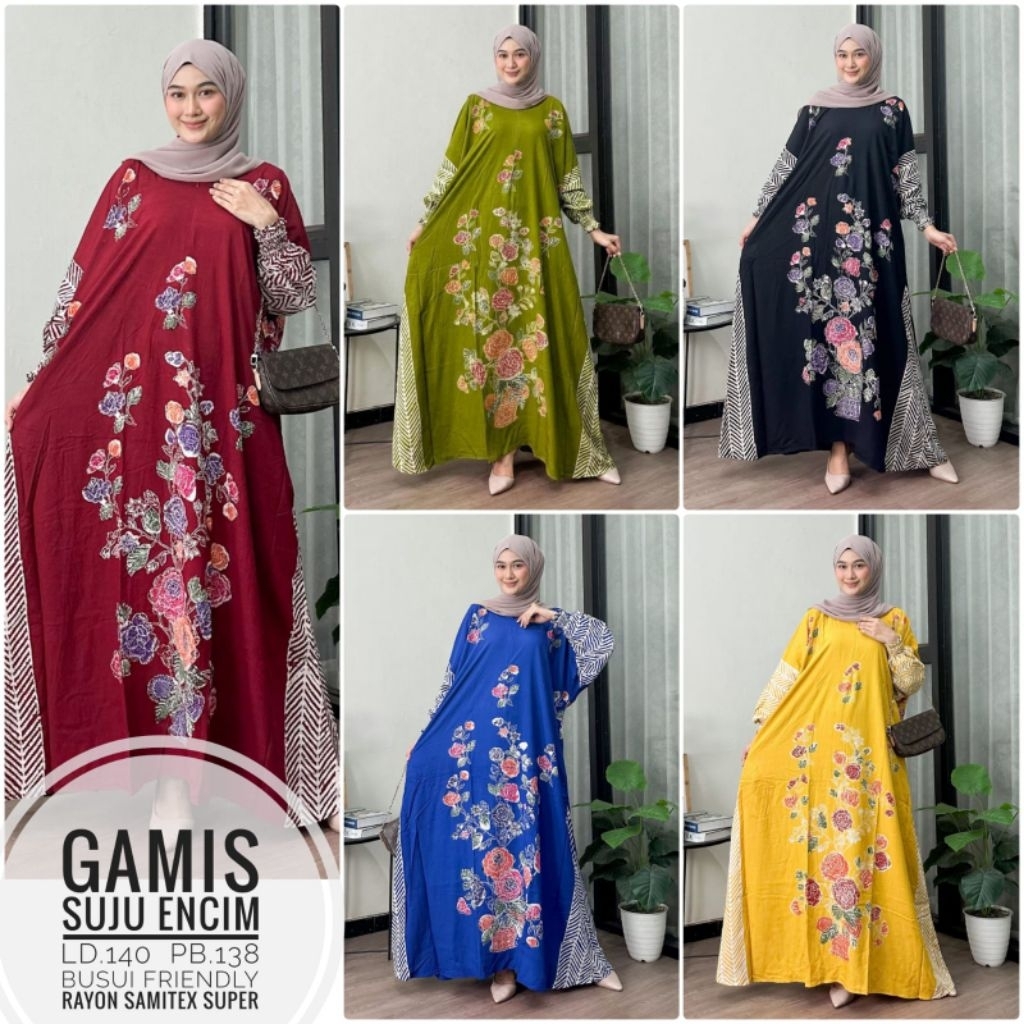 GAMIS BATIK SUPER JUMBO LD 140