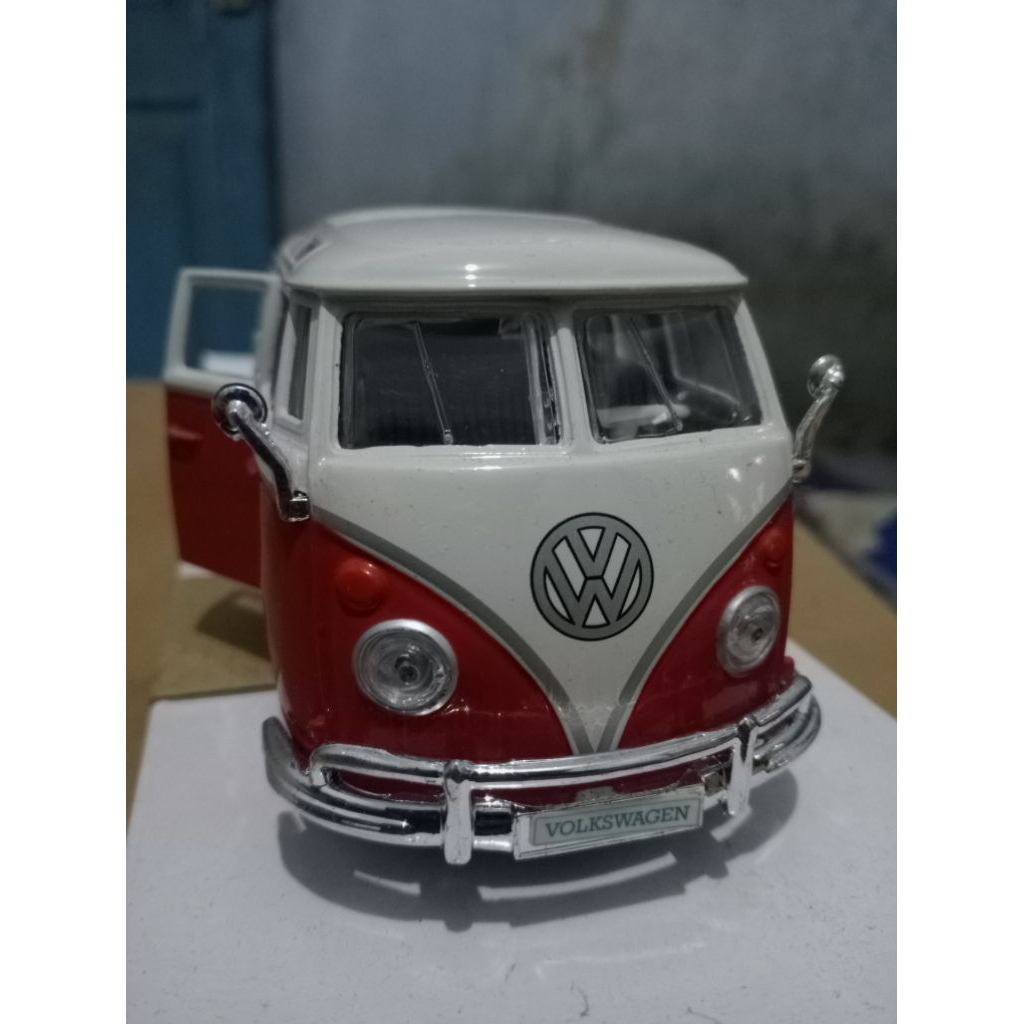 diecast pajangan maisto vw samba bus skala 1/25