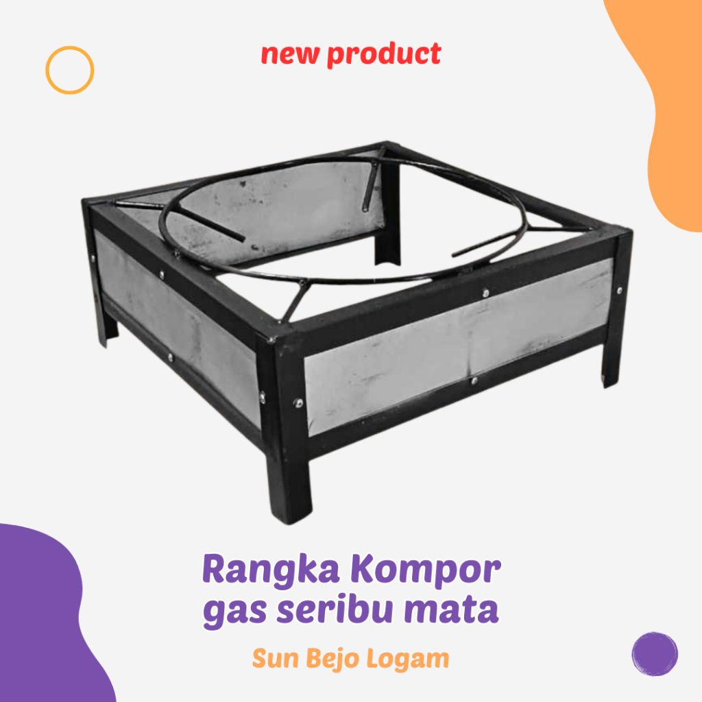 Tungku Kompor Gas Mata Seribu Tatakan Kompor Mata Seribu Dudukan Kompor Model Siku