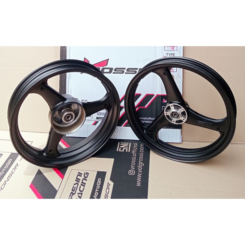 VELG/PELAK RACING V ROSSI RING 17 PALANG 3 PNP MEGAPRO PRIMUS/VERZA/TIGER LAMA