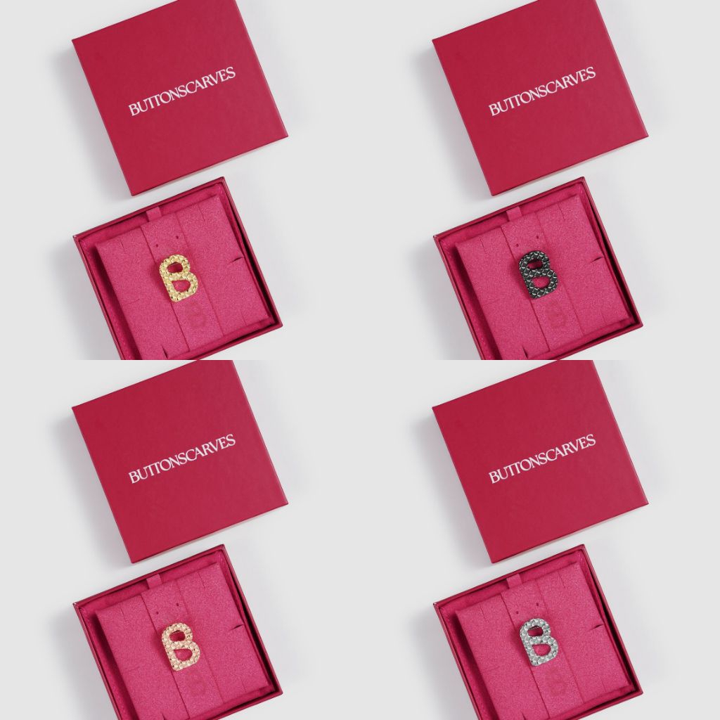 Buttonscarves Wicker Petite Brooch New