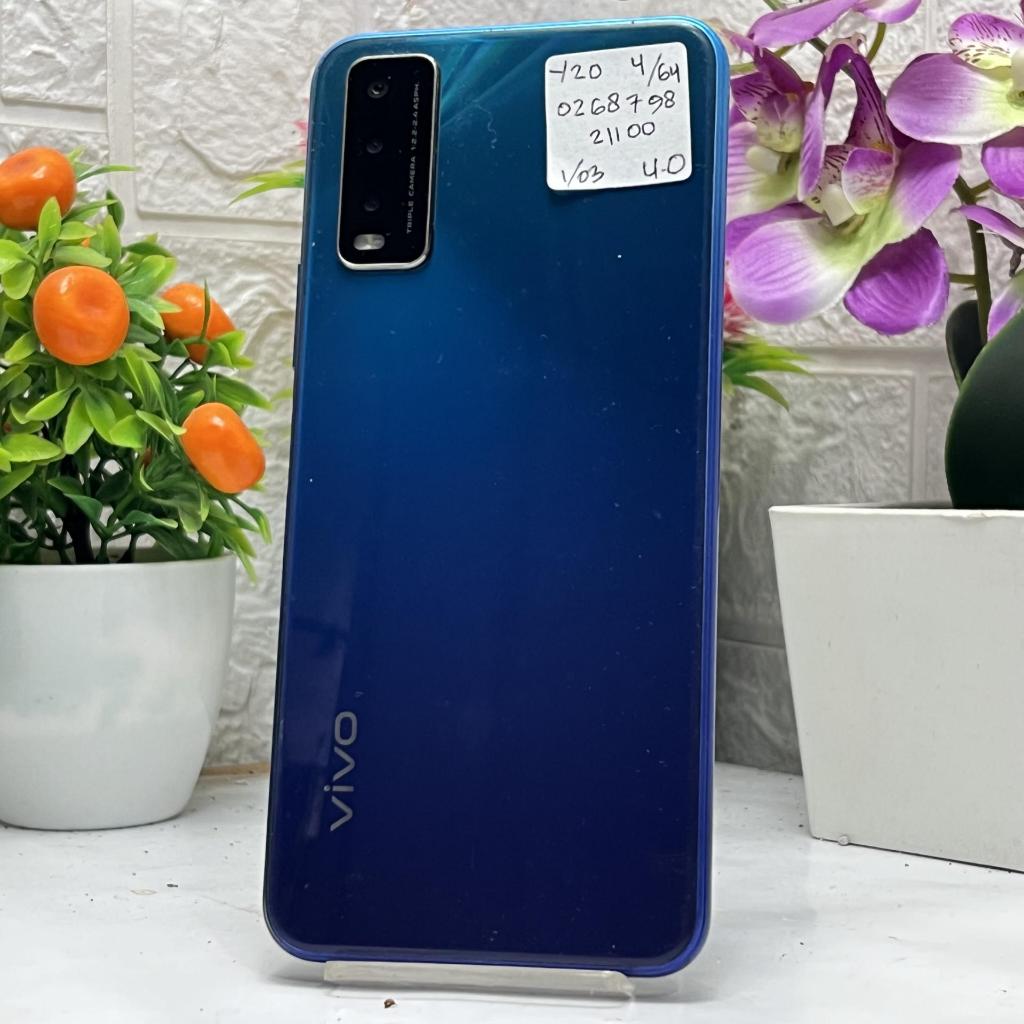 Vivo Y20 2021 4/64GB Biru Bekas Second BACA DESKRIPSI IKLAN