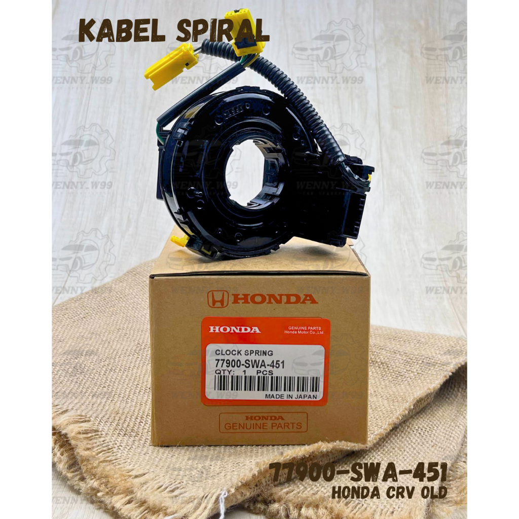 CLOCK SPRING / SPIRAL CABLE (Kabel Spiral Klakson / Airbag) – HONDA CR-V Gen 3 – H-451 // 77900-SWA-
