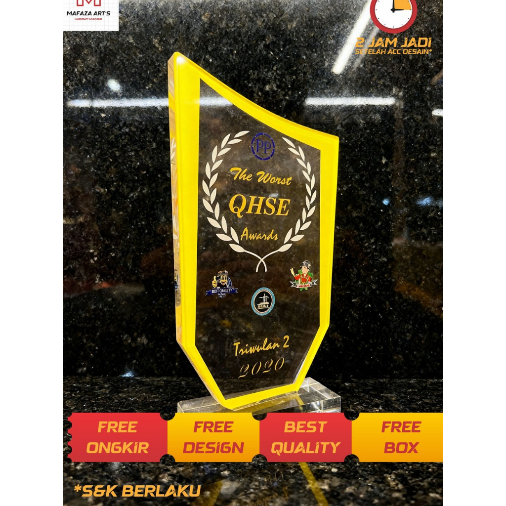 PLAKAT AKRILIK CUSTOM UNTUK WISUDA DAN SEKOLAHAN | CETAK PLAKAT PENGHARGAAN PERUSAHAAN KENANG KENANG